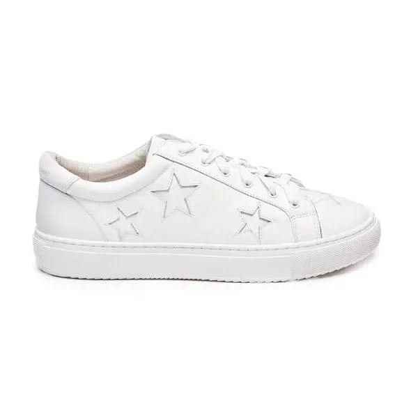 Smart white leather trainers on sale