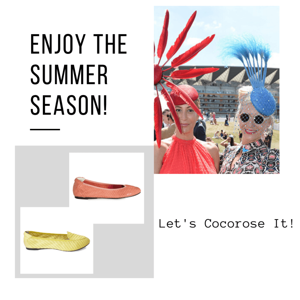 Its summer, wear cocorose flats and dress like a Royal