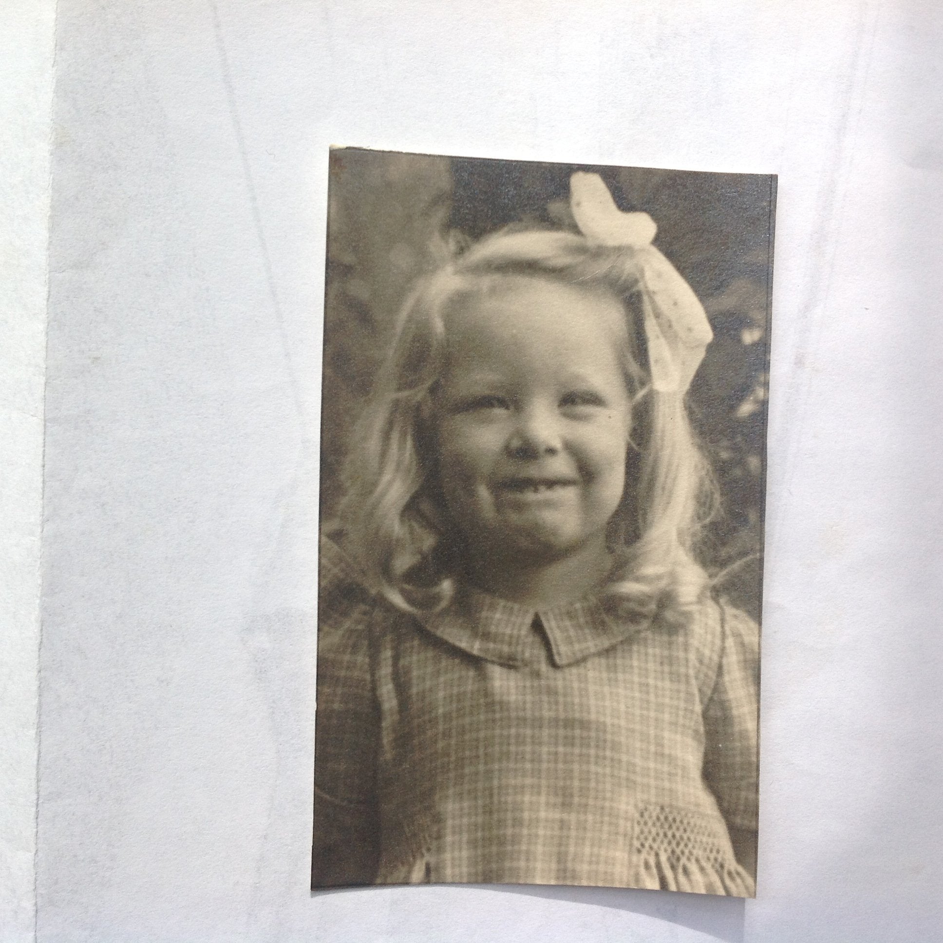 Barbara, Elin's grandma, taken on VE Day, 8th May 1945