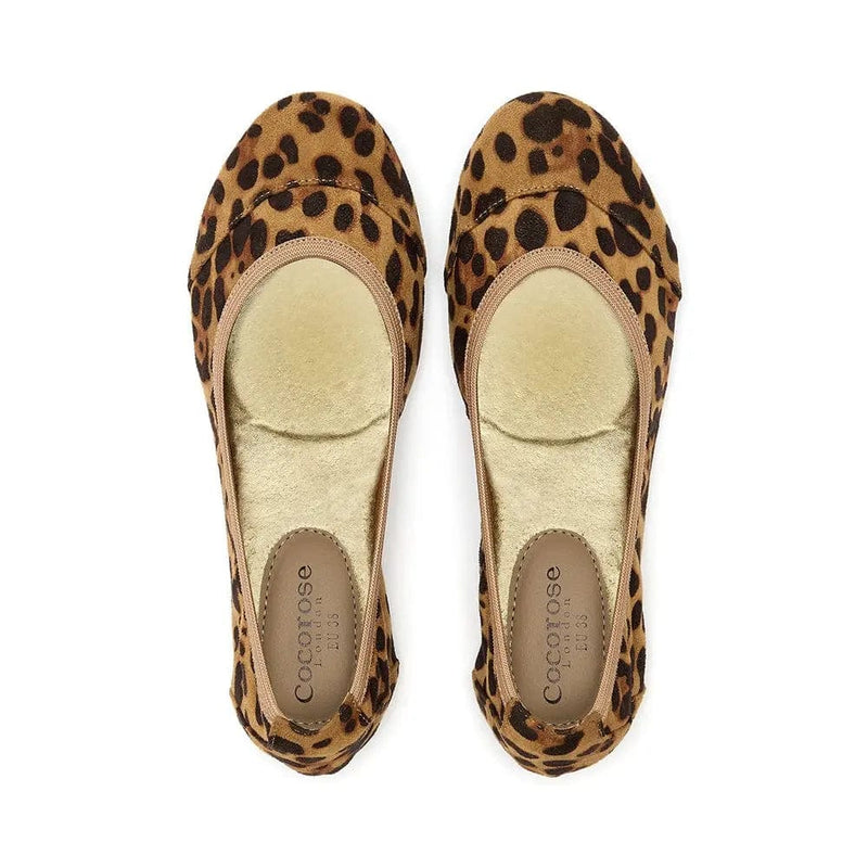 Barbican - Leopard Fold Up Ballet Flat (EU36 & EU37) Cocorose London