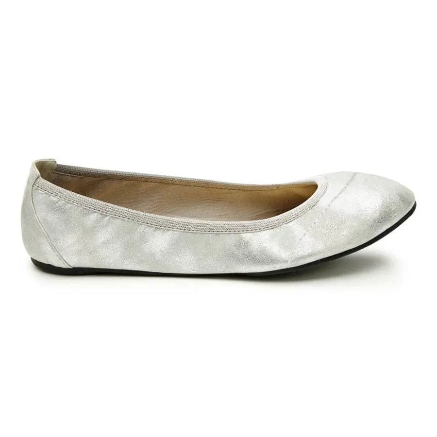 Barbican - Silver Ballet Flats (EU37 Only) Cocorose London