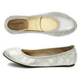 Barbican - Silver Ballet Flats (EU37 Only) Cocorose London