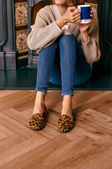 Carnaby - Leopard Print Foldable Shoes Cocorose London