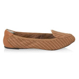 Clapham - Tan Woven Leather Loafers Cocorose London