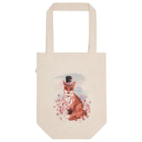 Cotton Canvas Shopping Tote Bag - Fox Cocorose London