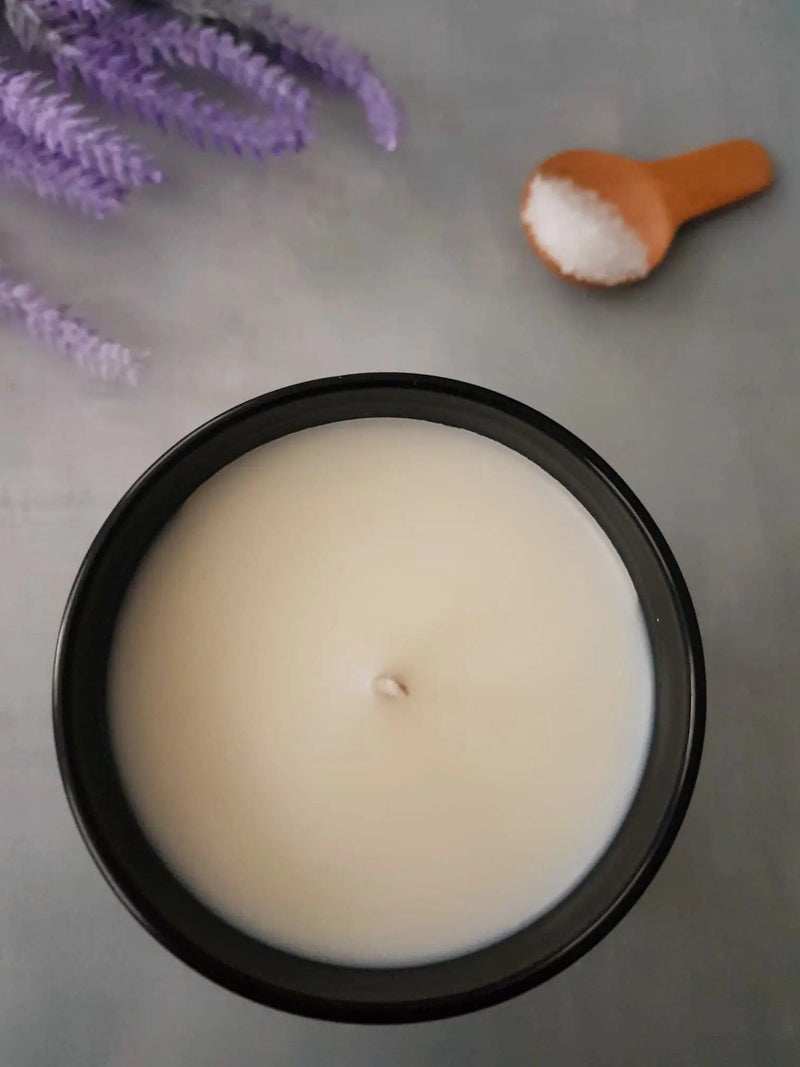 English Lavender & Sea Salt Natural Wax Candle Cocorose London