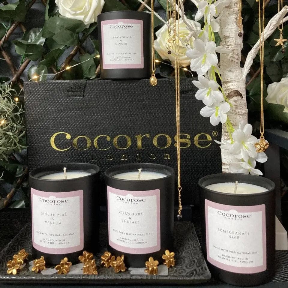 English Pear & Vanilla Natural Wax Candle Cocorose London