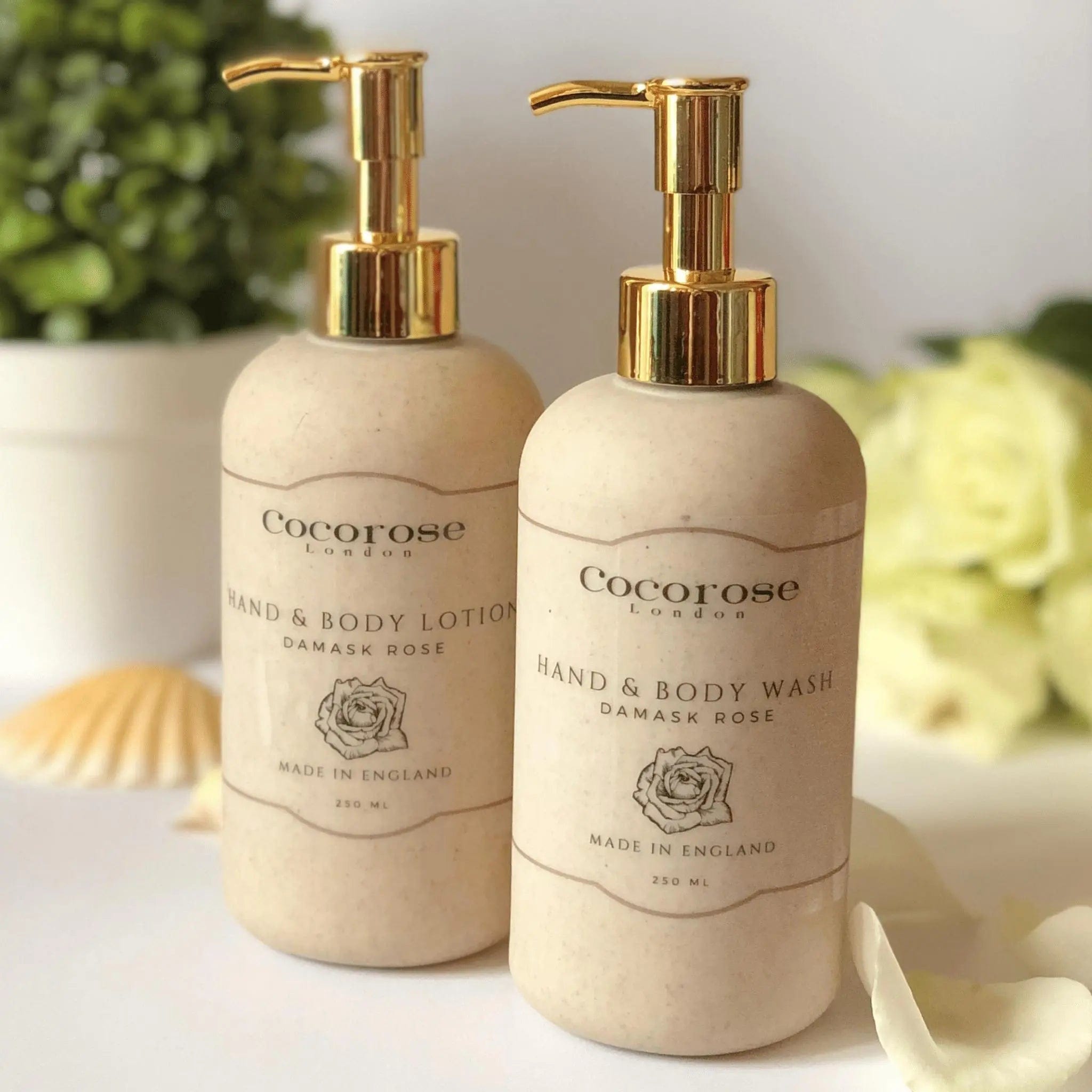 Hand & Body Lotion - Damask Rose Cocorose London