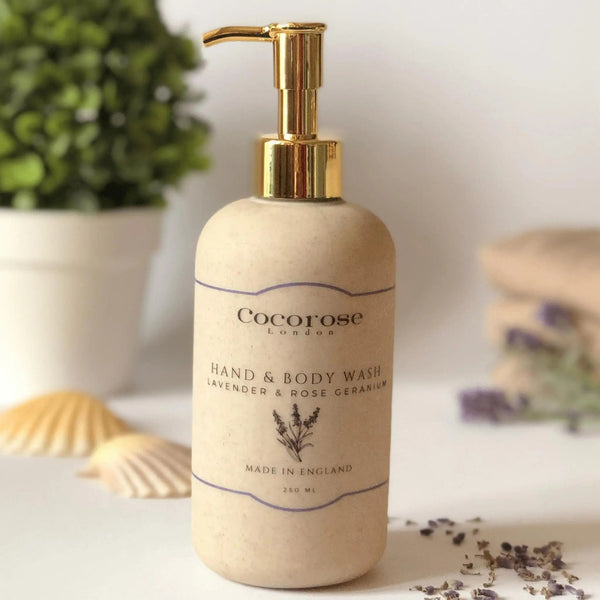 Hand & Body Wash - Lavender & Rose Geranium Cocorose London