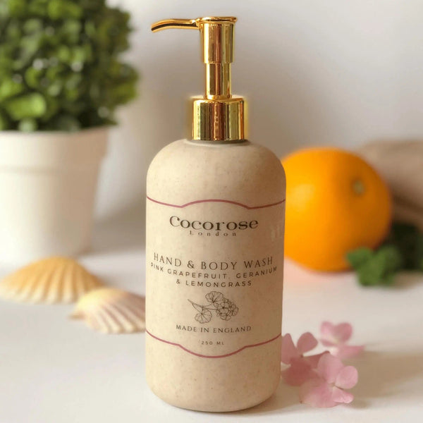 Hand & Body Wash - Pink Grapefruit Geranium & Lemongrass Cocorose London