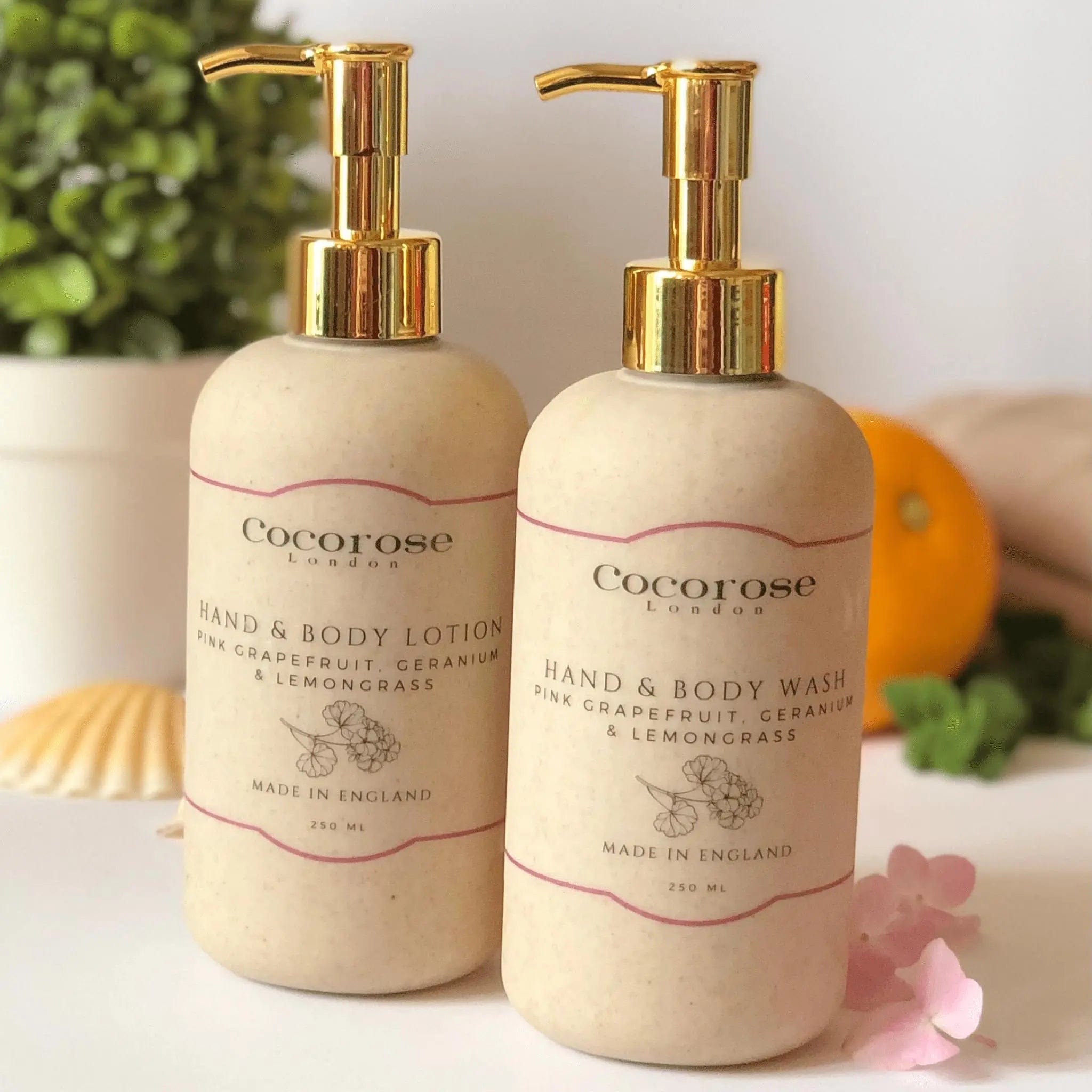 Hand & Body Wash - Pink Grapefruit Geranium & Lemongrass Cocorose London