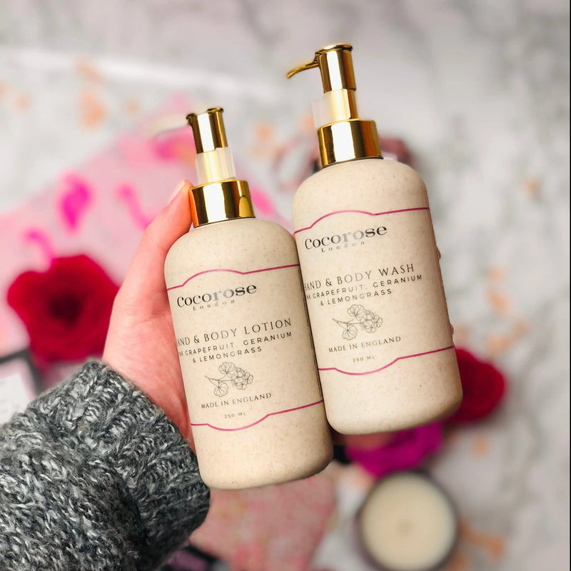 Hand & Body Wash - Pink Grapefruit Geranium & Lemongrass Cocorose London