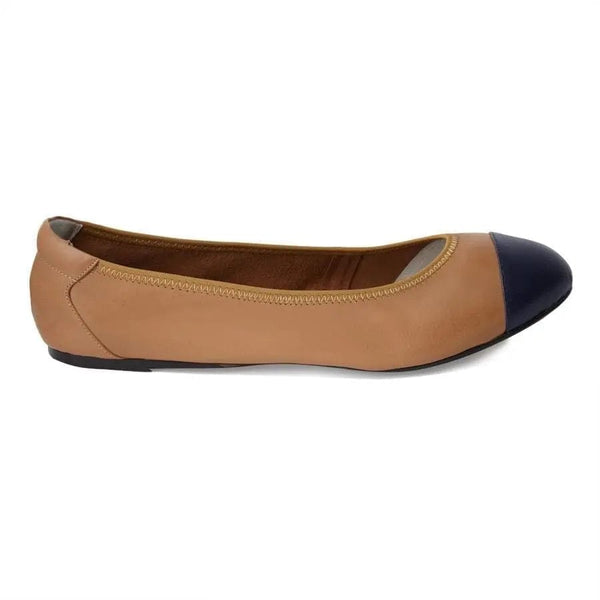 Tan pointed toe flats on sale