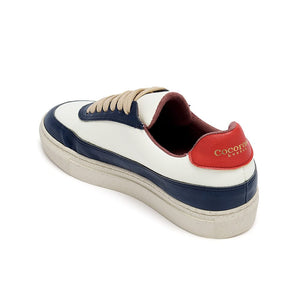 Vegan Kew 2.0 - White Cactus - Marino Rojo Stripe Cocorose London