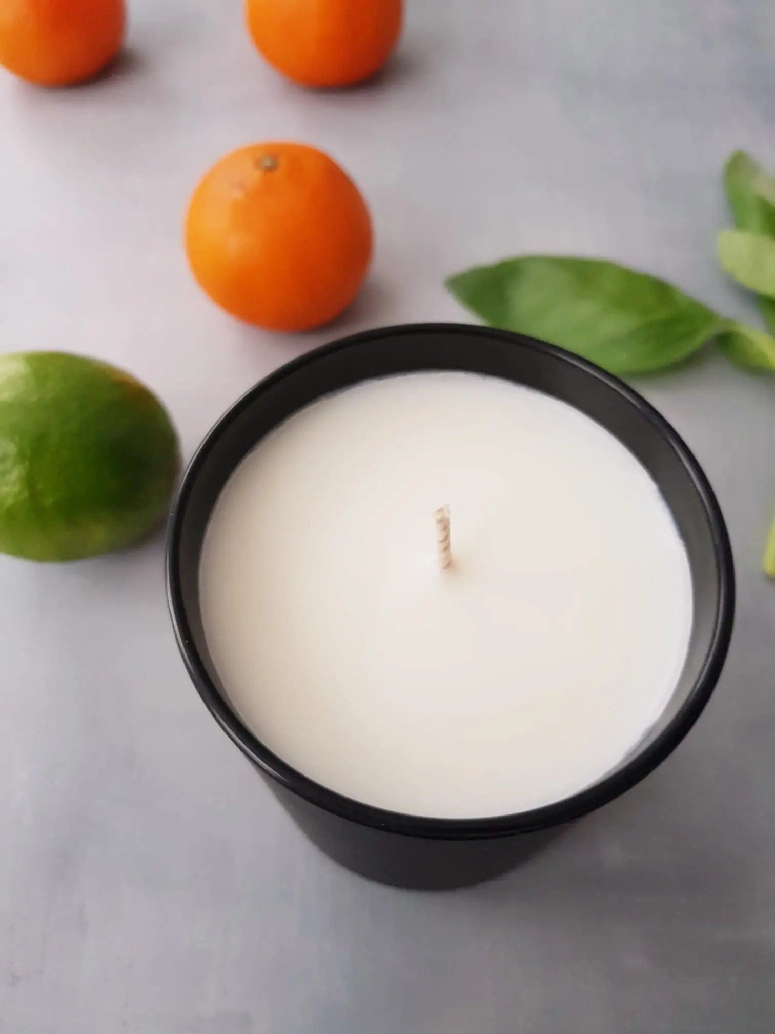 Lime, Basil & Mandarin Natural Wax Candle Cocorose London