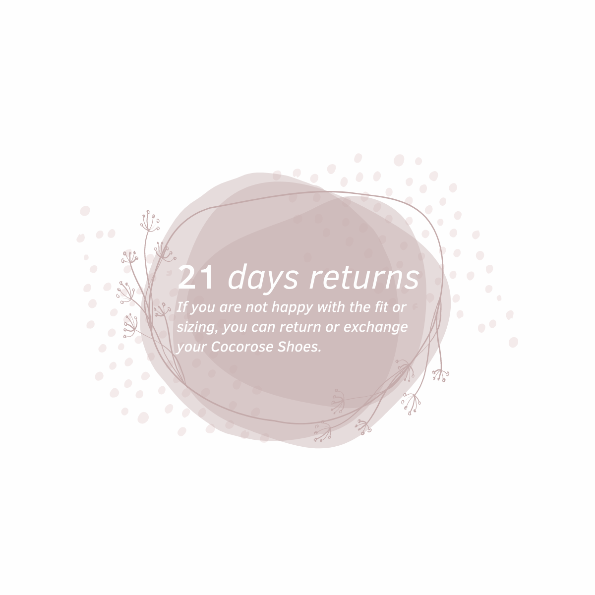 Returns and Refunds 28 days at Cocorose London