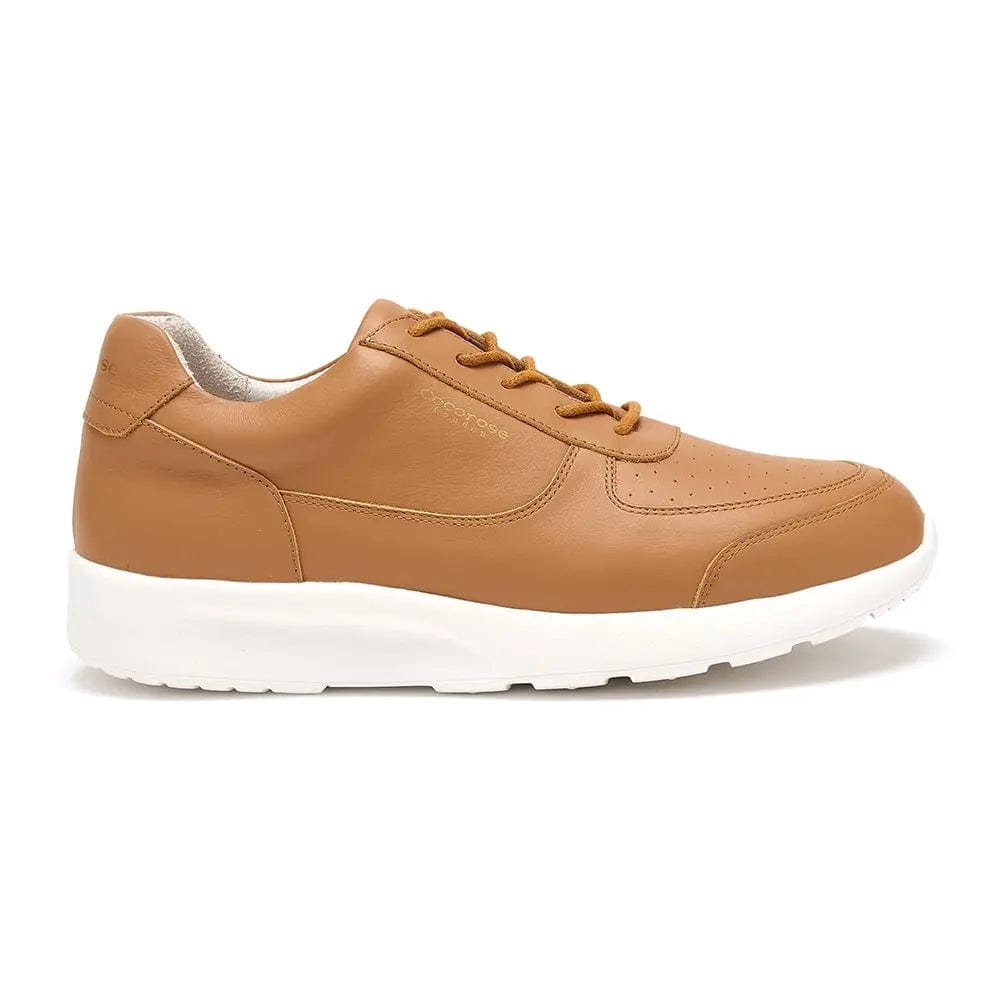 Shoreditch - Tan Leather Trainers Cocorose London