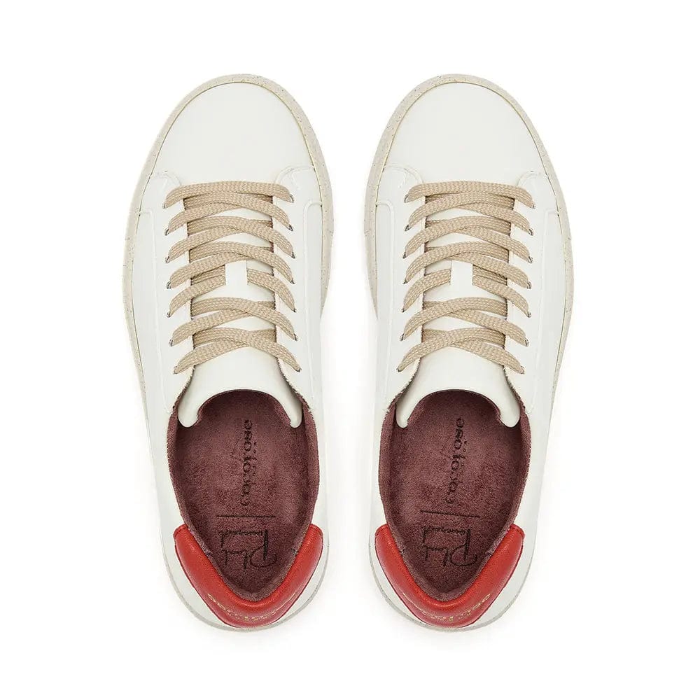 Vegan Kew - White Cactus - Rojo Red Tab Cocorose London