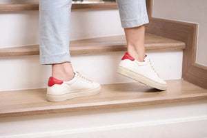 Vegan Kew - White Cactus - Rojo Red Tab Cocorose London