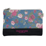 Zip Pouch - Denim Rose Cocorose London