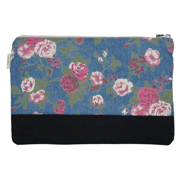 Zip Pouch - Denim Rose Cocorose London