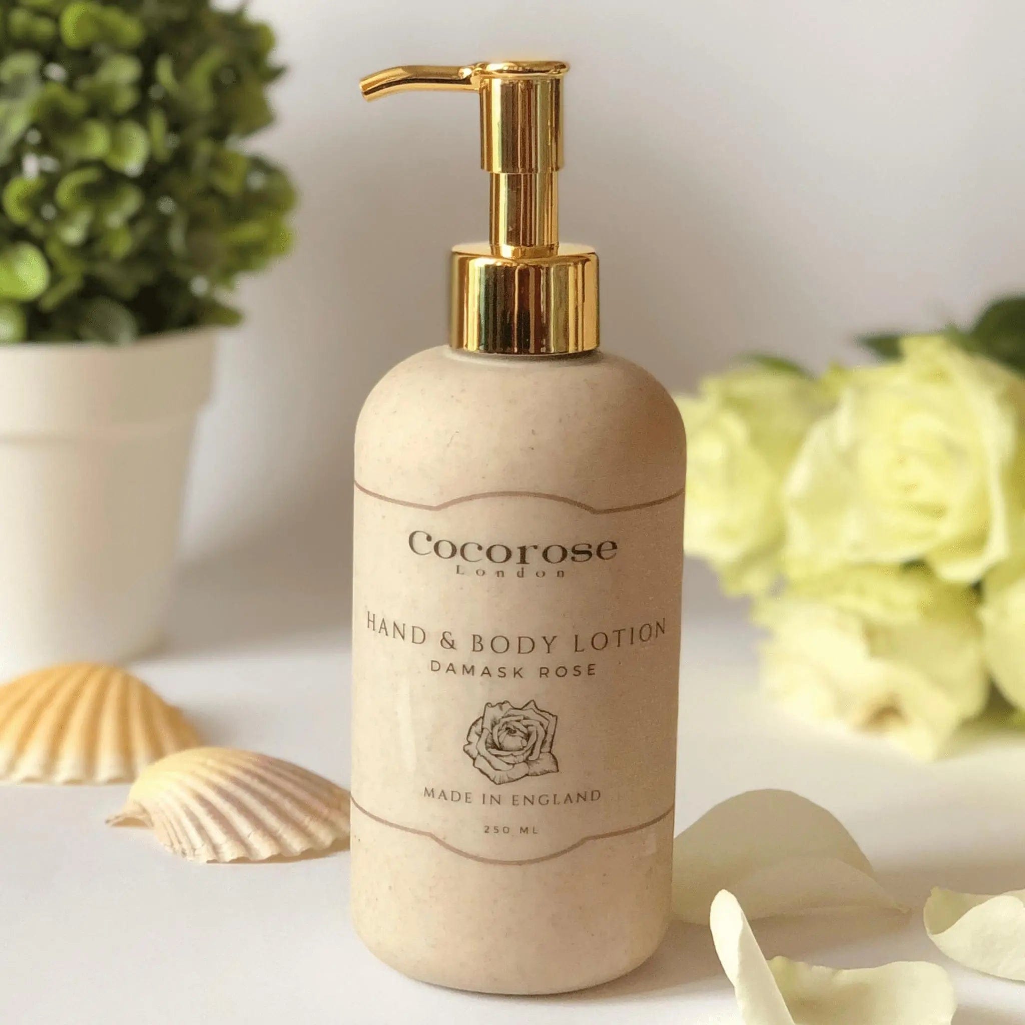 Hand & Body Lotion - Damask Rose Cocorose London