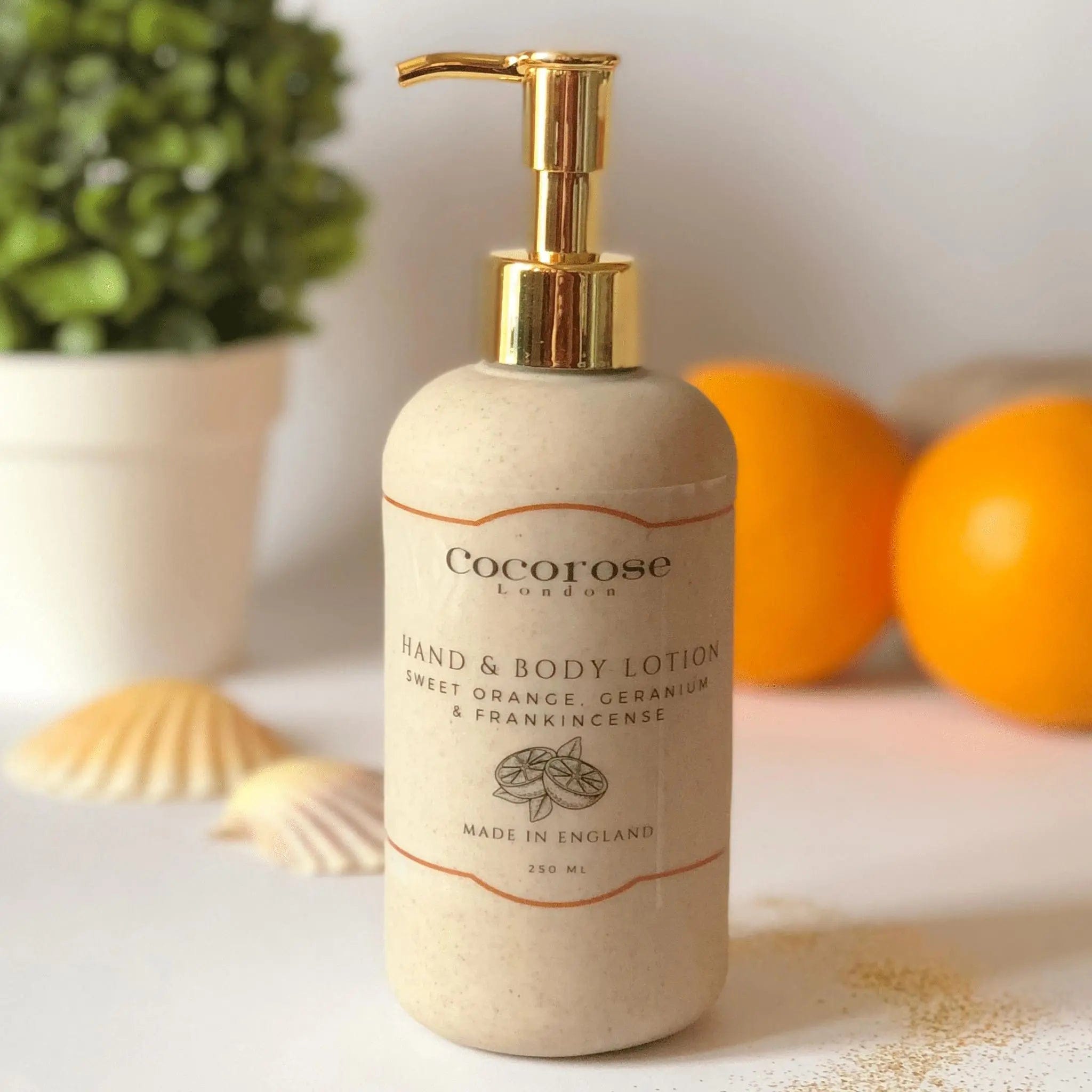 Hand & Body Lotion - Sweet Orange Geranium & Frankincense Cocorose London