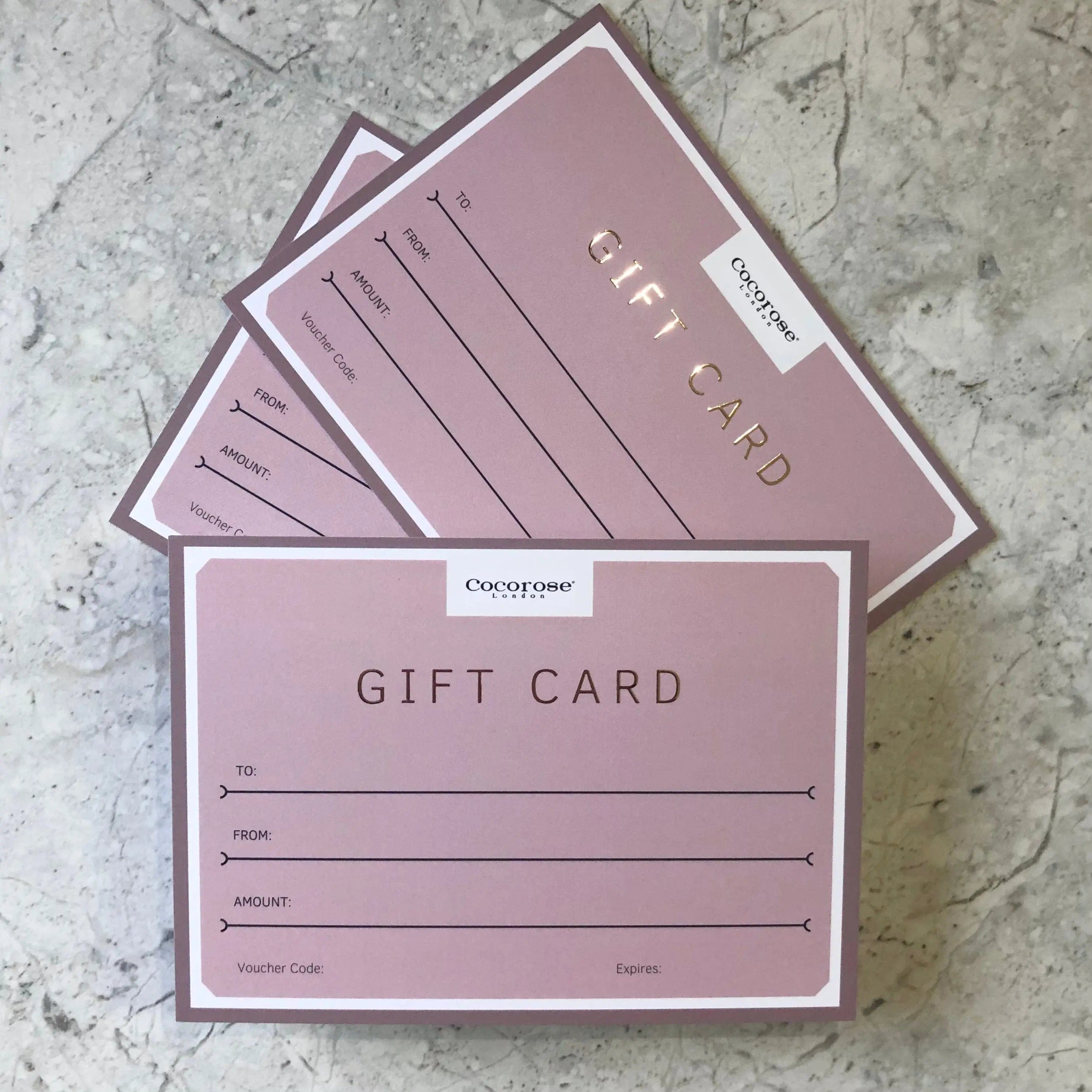 Cocorose Gift Card (from £30) Cocorose London