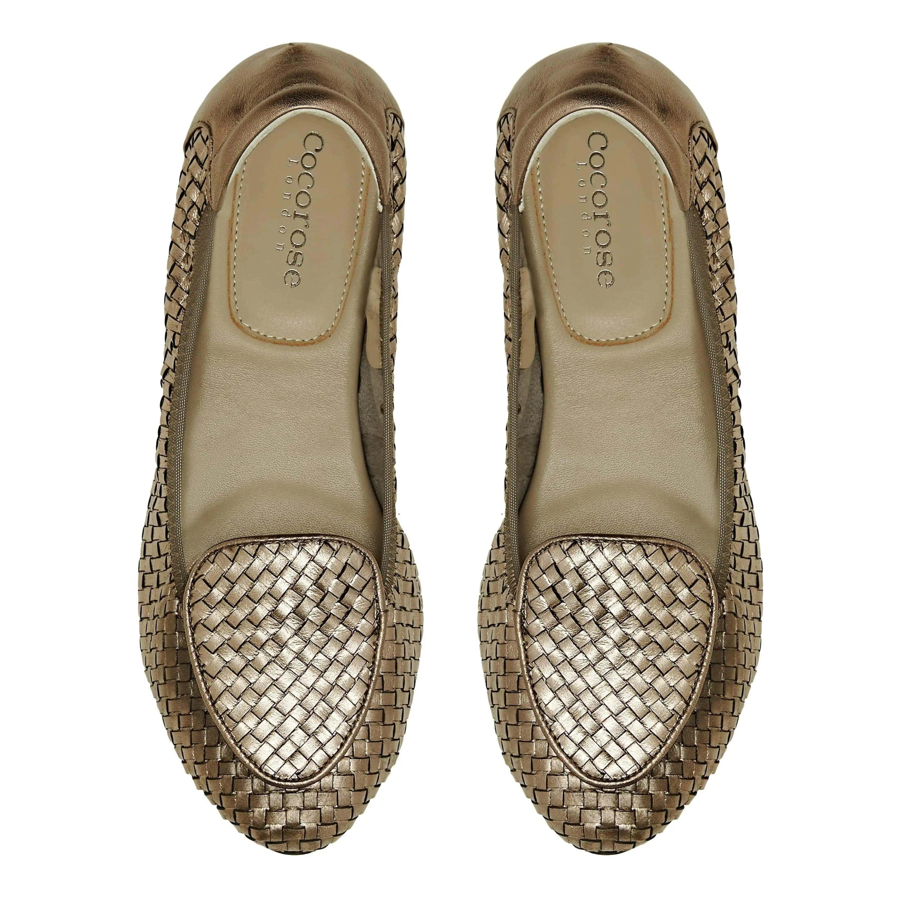 Clapham - Pewter Woven Leather Loafers Cocorose London