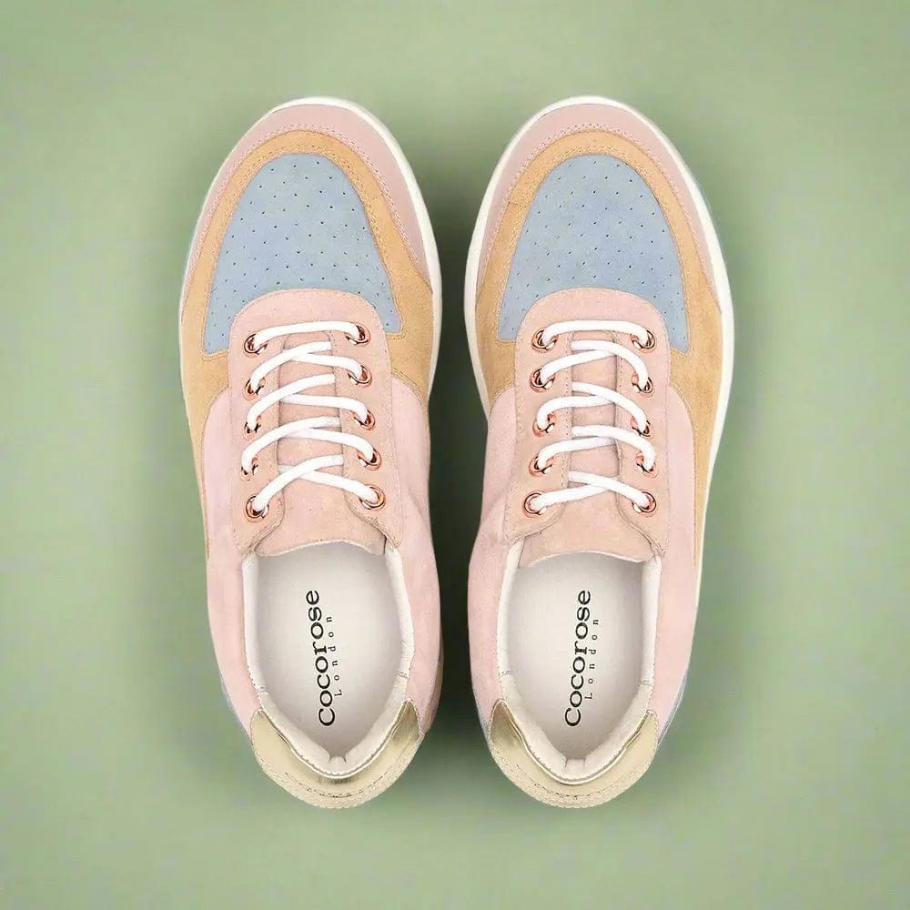 Shoreditch - Pastel Leather Trainers Cocorose London